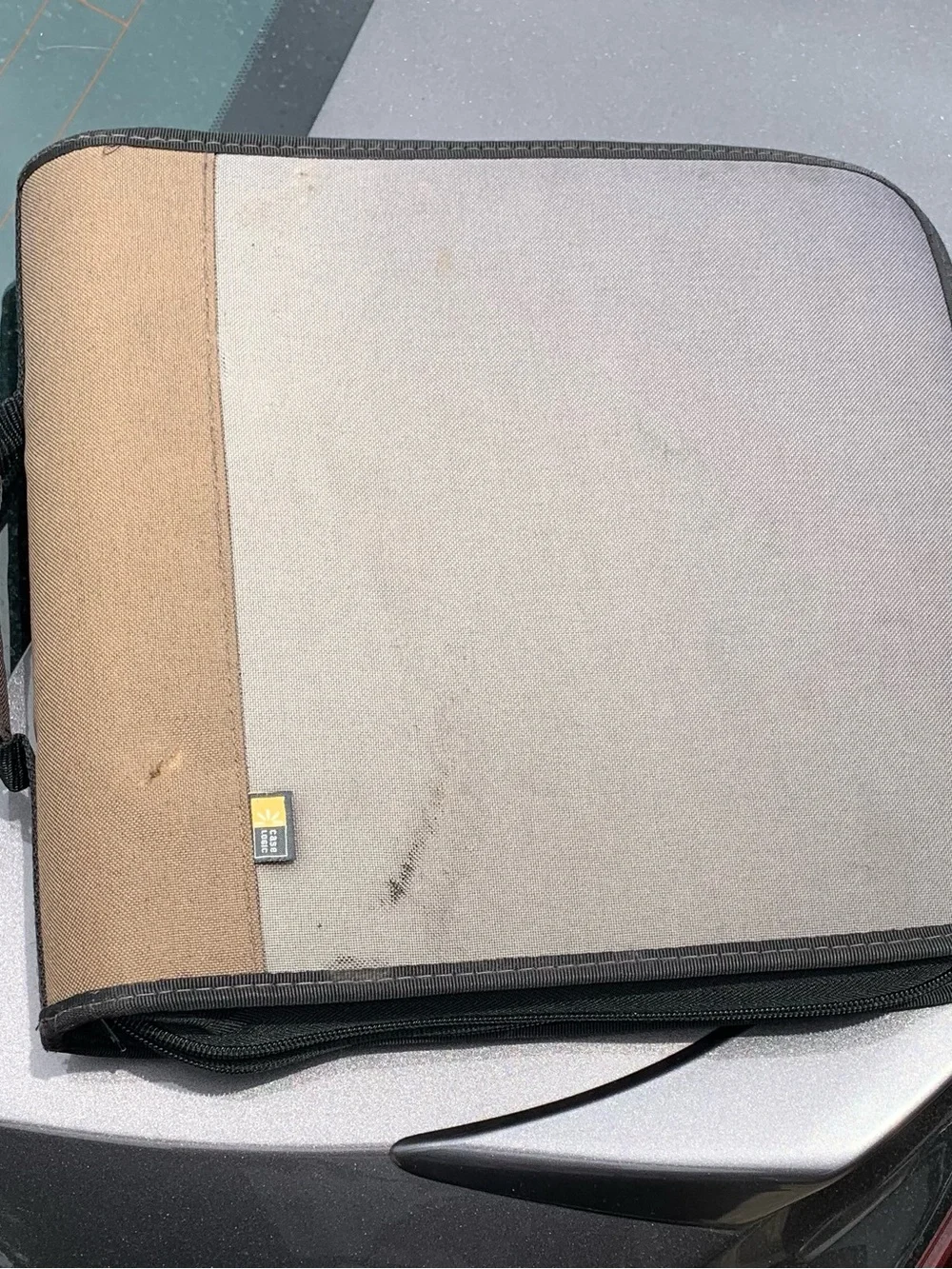 Laptop Sleeve Case - Beige and Brown